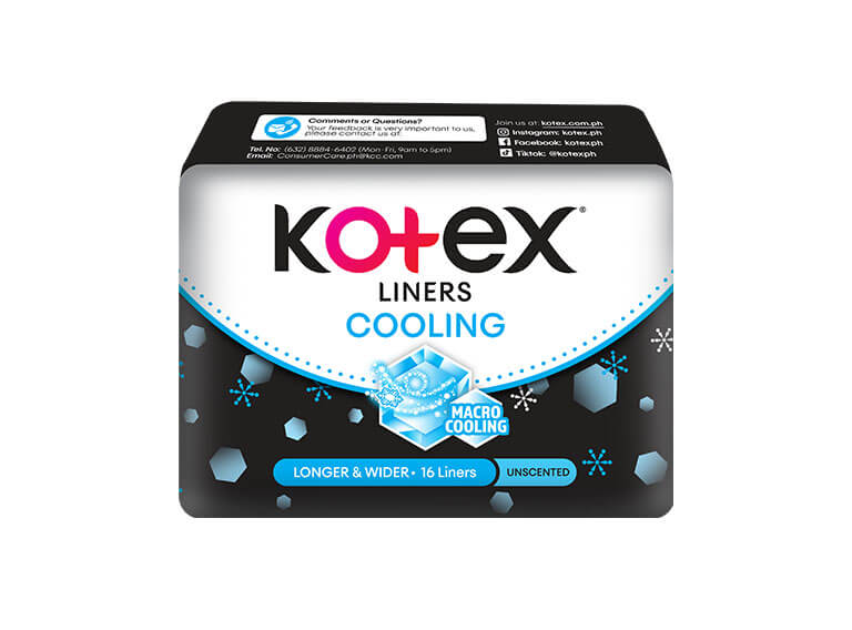 Kotex Liner-Cooling